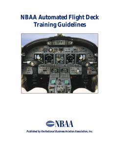 NBAA Automated Flight Deck Training Guidelines