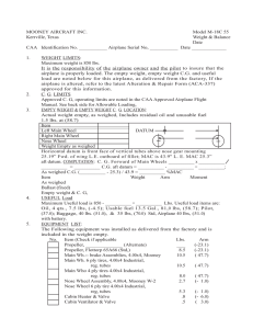 M-18C-55 Weight and Balance form (pdf