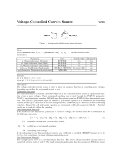 Voltage-Controlled Current Source vccs