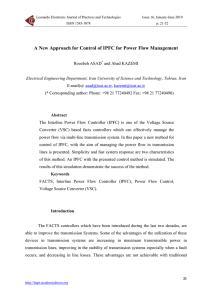 A New Approach for Control of IPFC for Power Flow Management