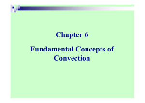 Chapter 6 Fundamental Concepts of Convection