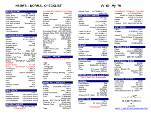 N159FS Checklist - Flight School Of Greenville