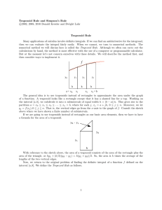 Trapezoid and Simpson`s rules