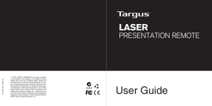 User Guide - Targus.com