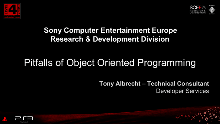 Pitfalls of Object Oriented Programming - cat