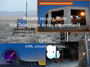 Recent results from the Telescope Array experiment