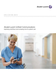 Alcatel-Lucent Unified Communications - ATS