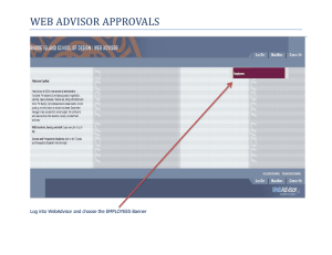 Web Time Approvals for Supervisors