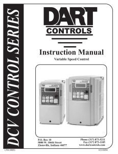 DCV Manual - Dart Controls