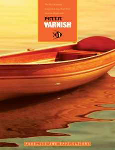 varnish - Pettit Marine Paint