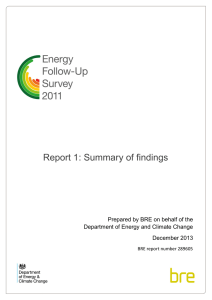 Report 1: Summary of findings