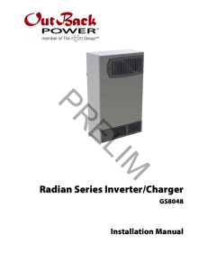 Radian Series Inverter/Charger