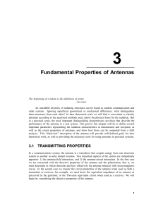 Fundamental Properties of Antennas