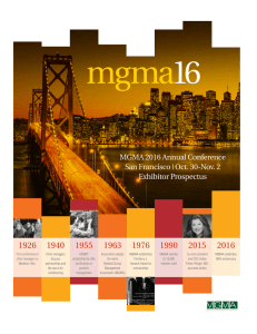 MGMA 2016 Annual Conference San Francisco | Oct. 30