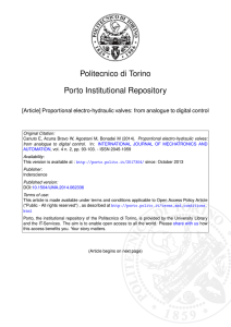 Proportional electro-hydraulic valves: from analogue to