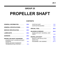 propeller shaft