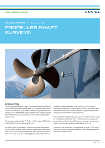 propeller shaft surveys
