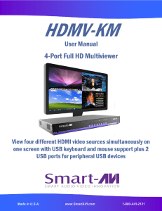 HDMV-KM User Manual.pub