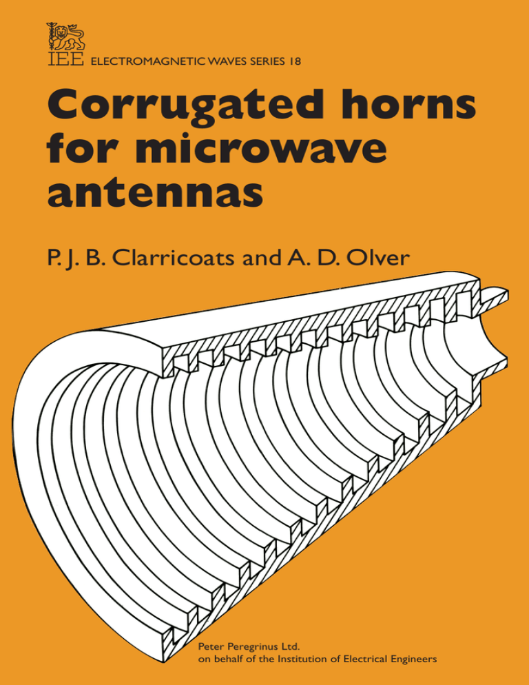 Corrugated Horns For Microwave Antennas Antennas