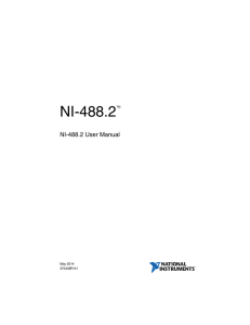 NI-488.2 User Manual - National Instruments