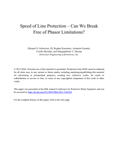 Speed of Line Protection – Can We Break Free of Phasor Limitations?