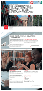 the flyer - Graduate Institute of International and