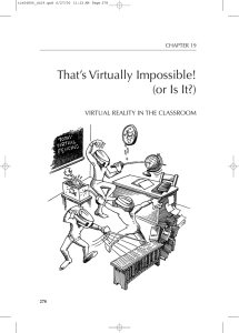 That`s Virtually Impossible! (or Is It?)