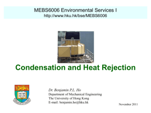 Condensation and Heat Rejection