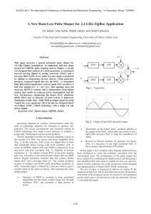 A New Rom-Less Pulse Shaper for 2.4 GHz ZigBee Application