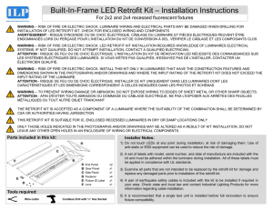 BIF Installation Instructions - Industrial Lighting Products