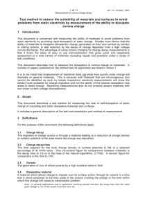 Test methods to measure ability of materials and