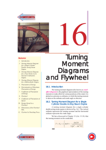 Chapter 16 : Turning Moment Diagrams and Flywheel