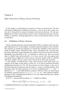 Chapter 06: Basic Structure of Fuzzy Neural Networks