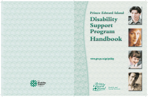 The Disability Support Program
