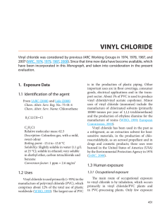 vinyl chloride - IARC Monographs on the Evaluation of Carcinogenic