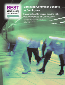 Marketing Commuter Benefits to Employees