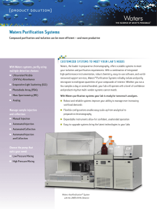 Waters Purification Systems