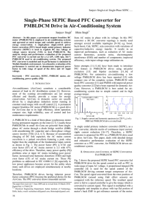 Single-Phase SEPIC Based PFC Converter for PMBLDCM Drive in