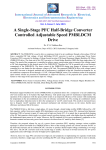 A Single-Stage PFC Half-Bridge Converter Controlled