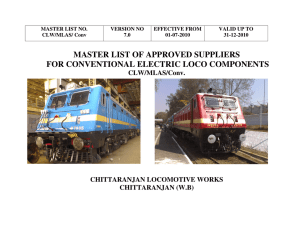 master list of approved suppliers for conventional electric