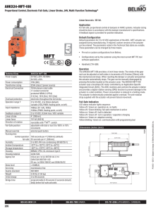 AHKX24-MFT-100, Proportional Control, Fail-Safe