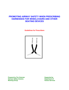 Guidelines for seating prescribers