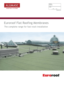 Euroroof Flat Roofing Membranes