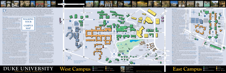 duke central campus map