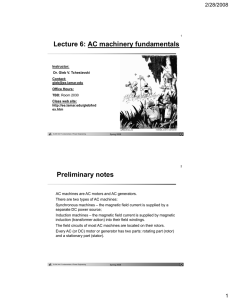 AC machinery fundamentals - Lamar University`s electrical