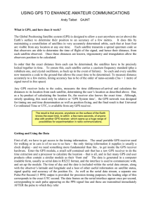 Using GPS in Amateur Radio