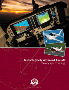 Technologically Advanced Aircraft Safety and Training