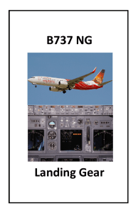 B737 NG Landing Gear