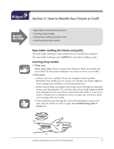 How to Needle Your Fistula or Graft