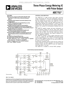 ADE7752 - SMD Technology Kft.